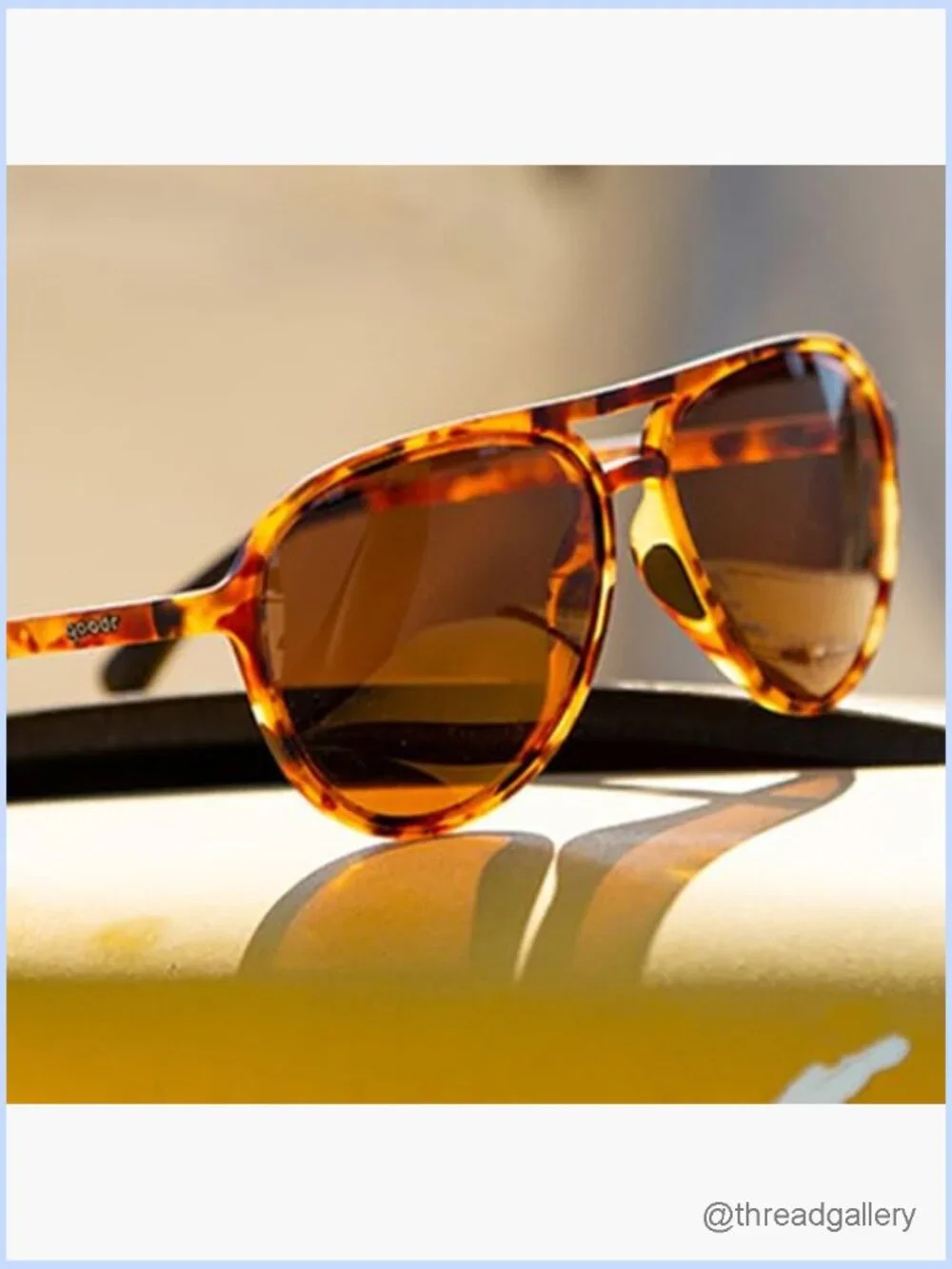 Polarized Aviator Sunglasses, Large, UV400, No Slip No Bounce
